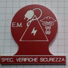 Spilla di Specializzazione "Verifiche Elettriche Elettromedicali"